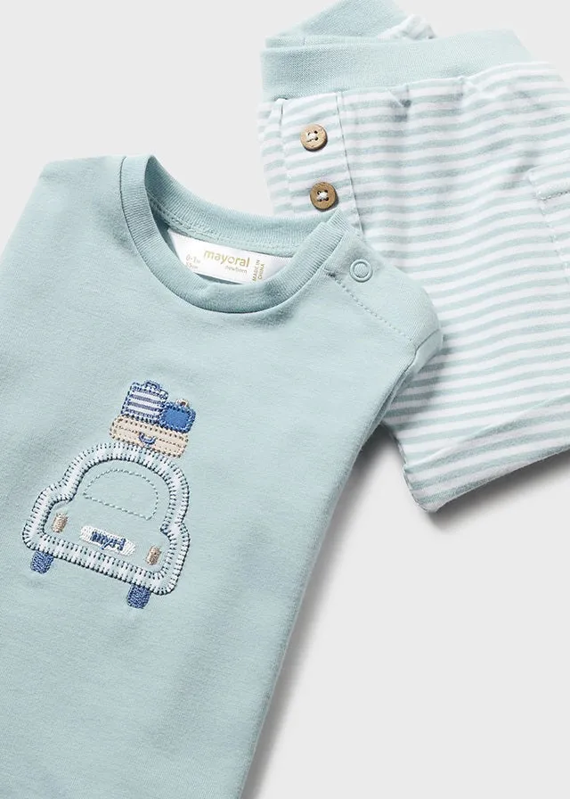 2 Piece Boys Car S/S T-Shirt & Shorts