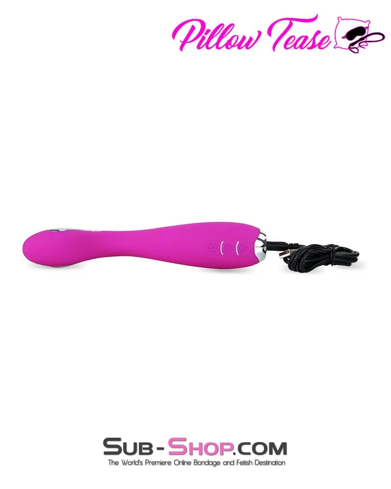 7385M      Electro Stim Rechargeable Luxe Vibrator, 7 Function Vibration   5 Modes Electro-Stim