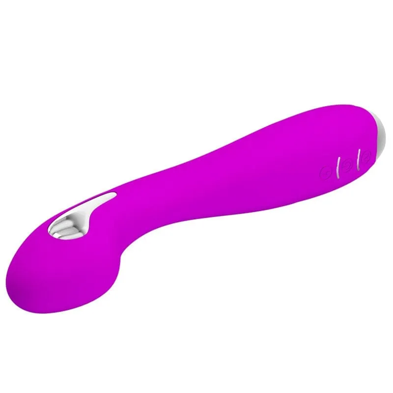 7385M      Electro Stim Rechargeable Luxe Vibrator, 7 Function Vibration   5 Modes Electro-Stim