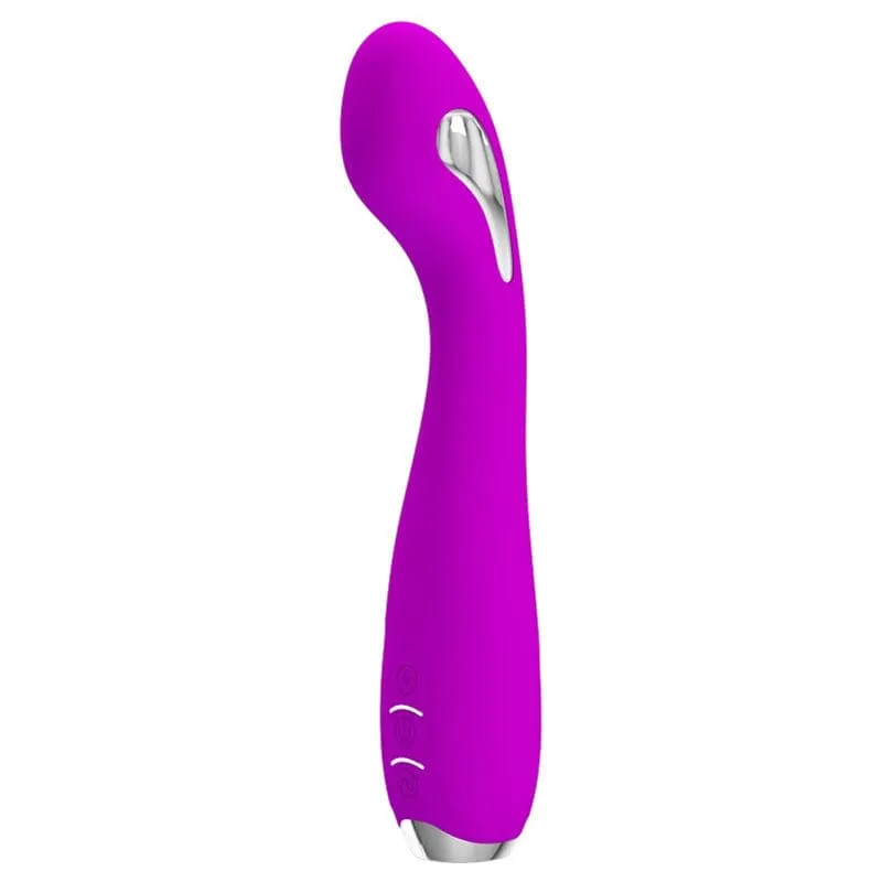 7385M      Electro Stim Rechargeable Luxe Vibrator, 7 Function Vibration   5 Modes Electro-Stim