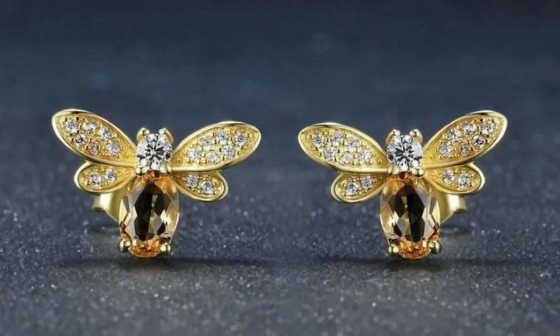 925 Silver Honey Bee Ring Jewellery Sets