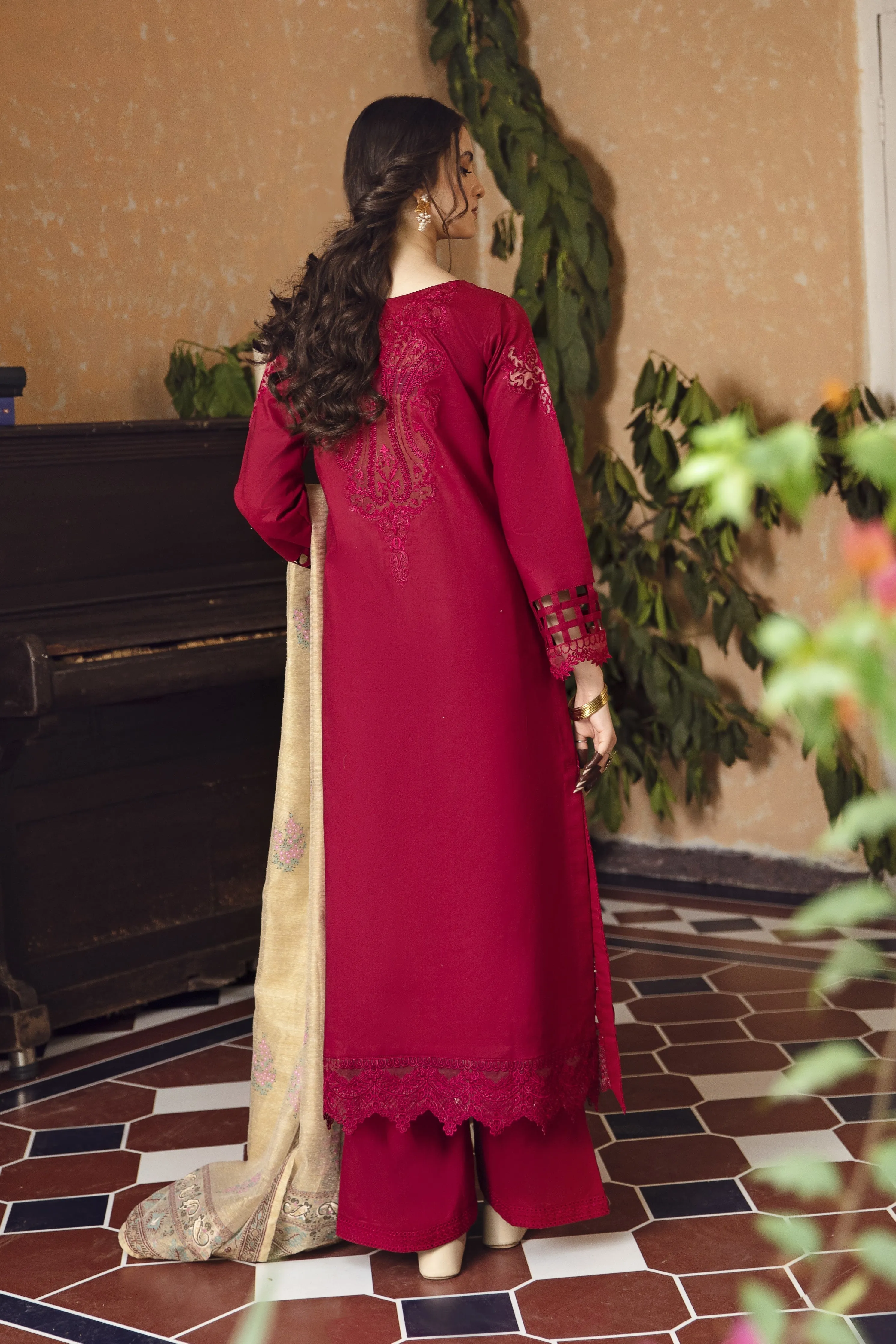 Aabyaan Meena Kumari Chikankari Lawn Eid Collection II – SHAHEEN (AB-05)