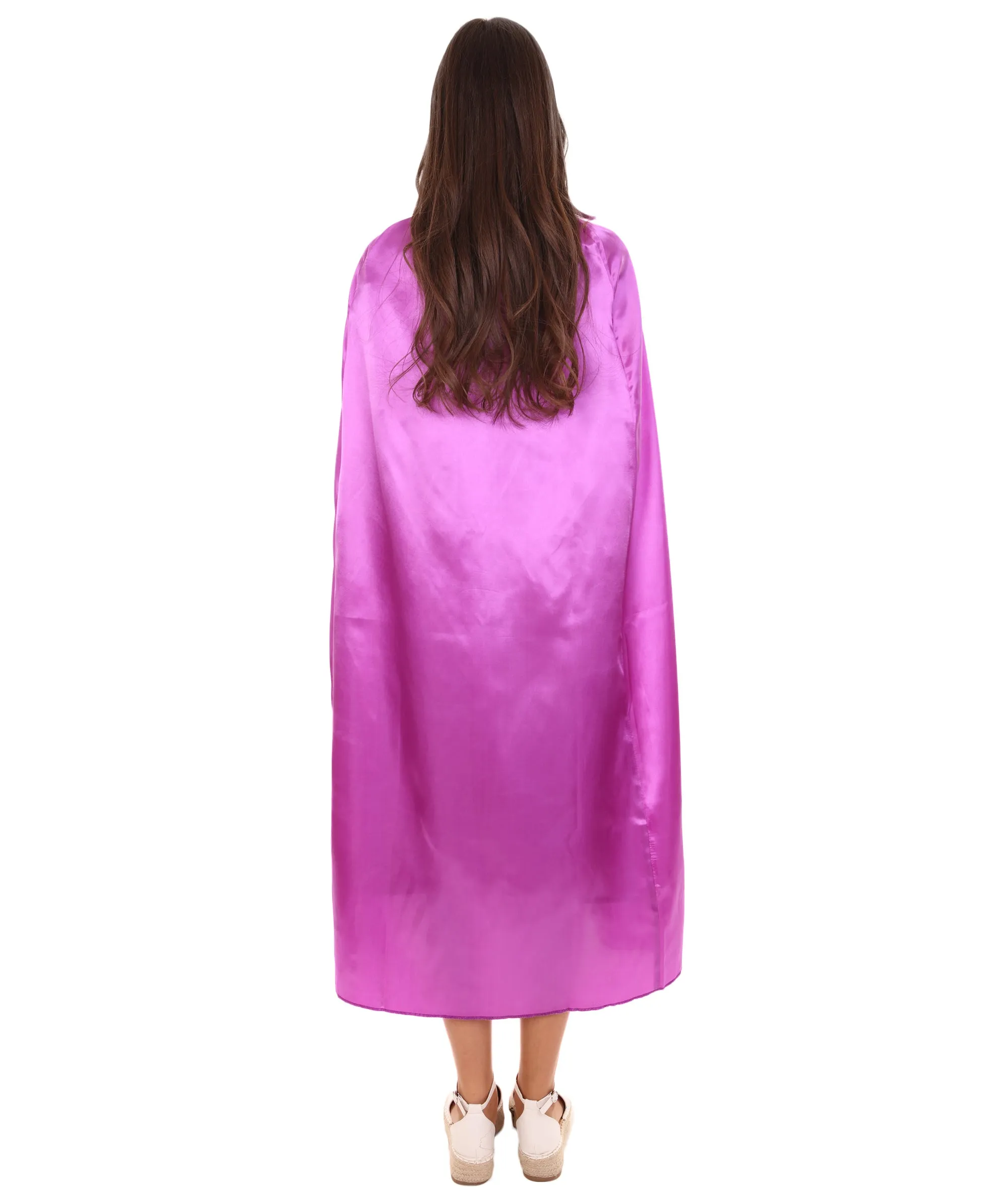 Adult Women's Costume for Cosplay Game of Thrones Dragon Queen Purple Dress with Cloak