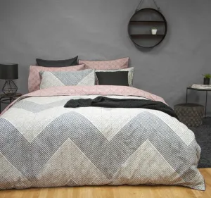 Ardor Wesley Grey Quilt Cover Set