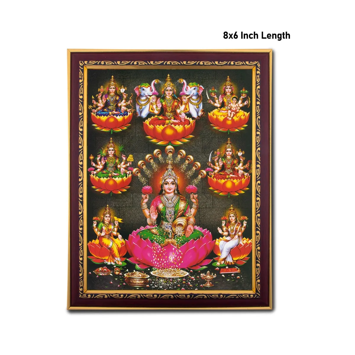 Ashtalakshmi Photo Frame | Picture Frame for Pooja Room Decor