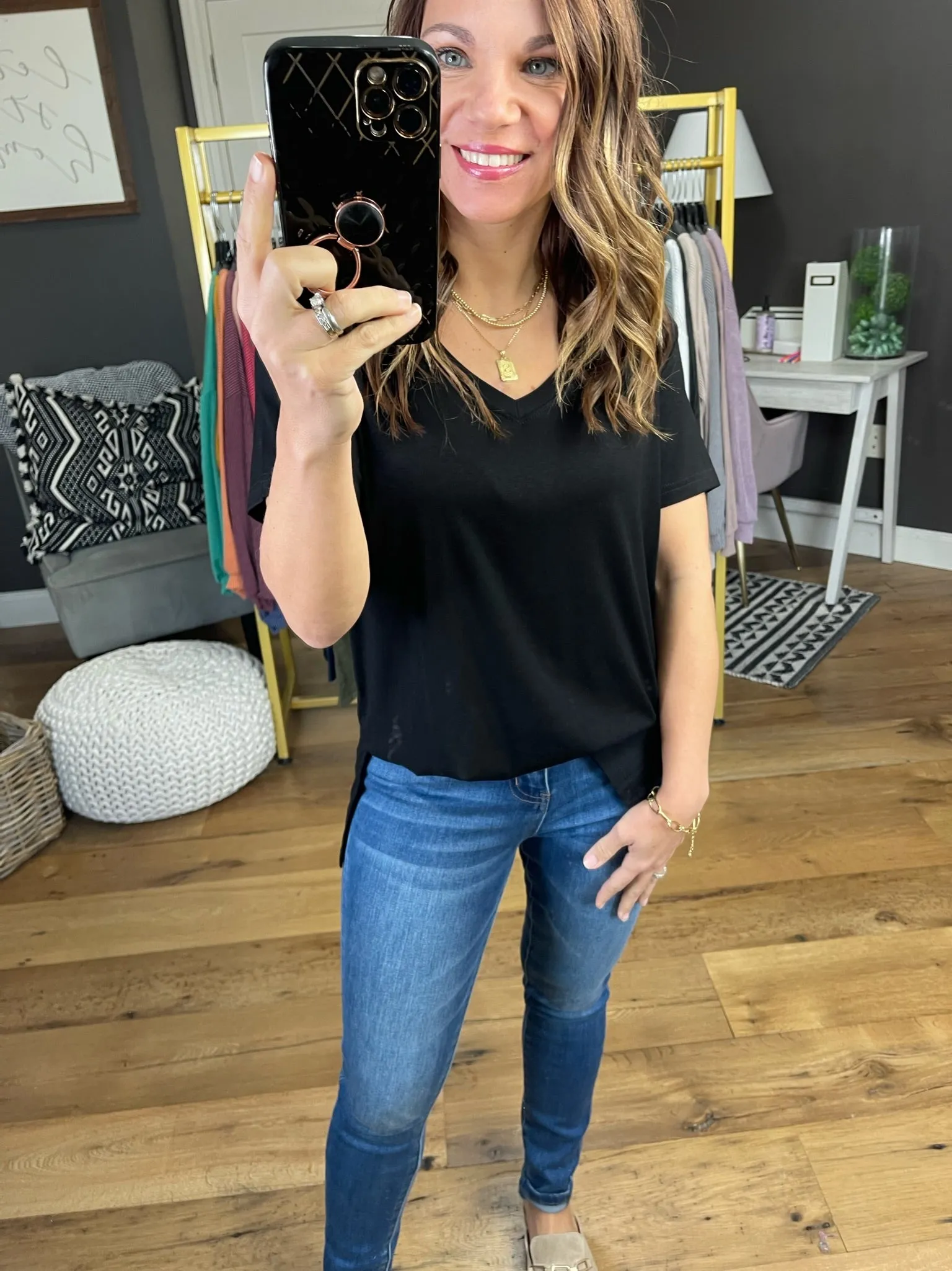 Back To The Basics V-Neck Top - Multiple Options