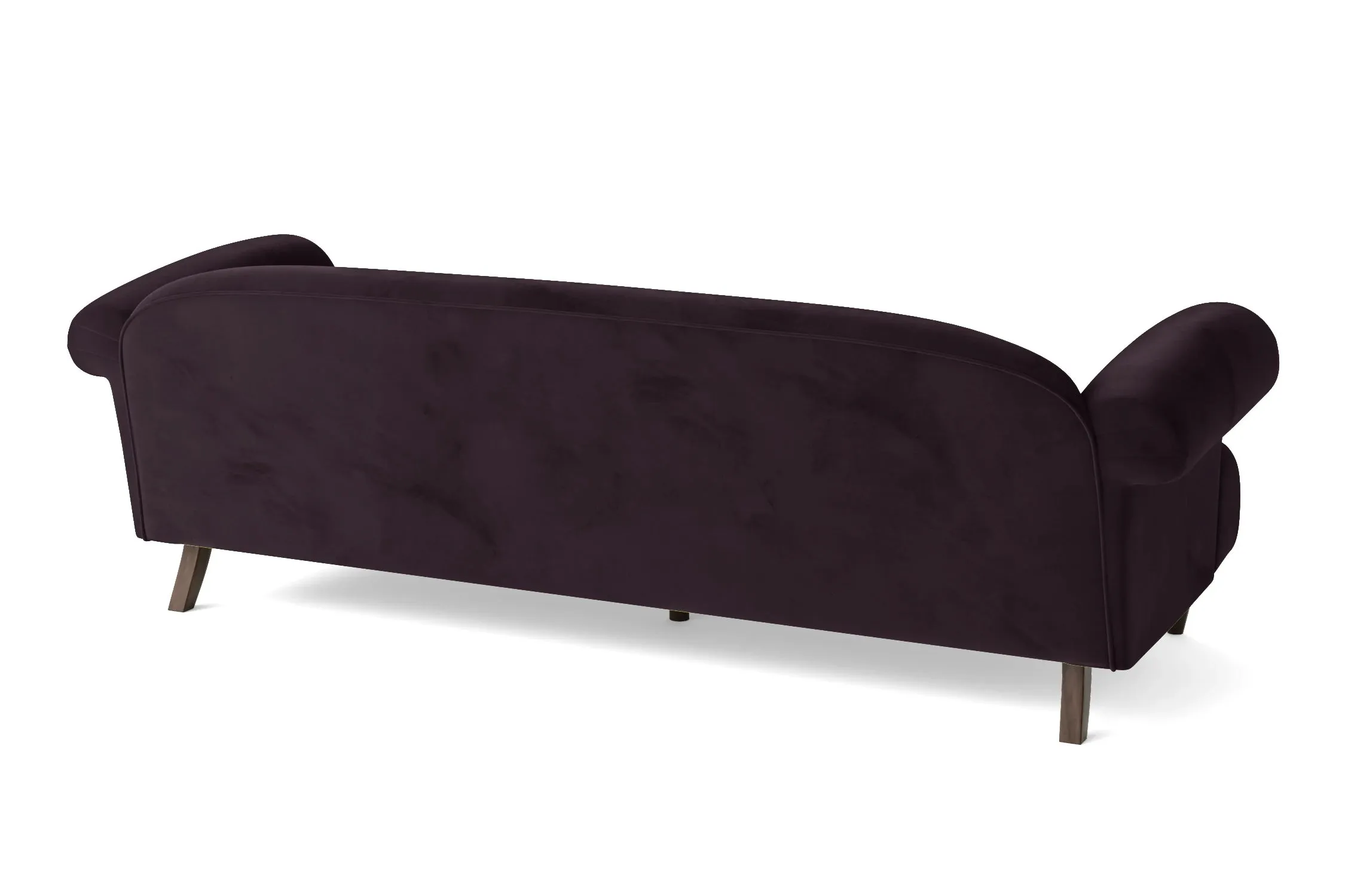 Barberton 4 Seater Sofa Purple Velvet