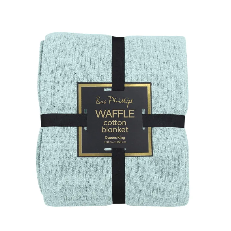 Bas Phillips Cotton Waffle Blanket