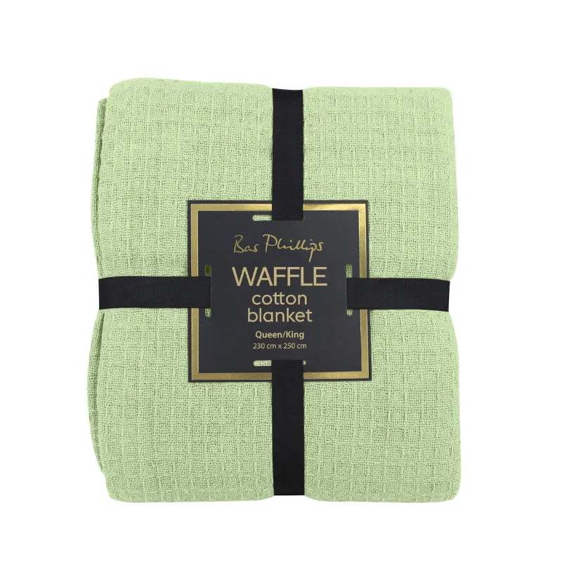 Bas Phillips Cotton Waffle Blanket