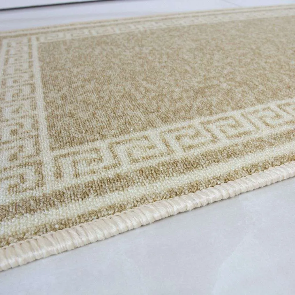 Beige Key Hardwearing Rug