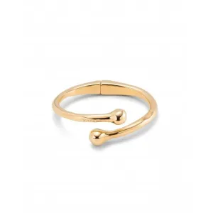 Comeback 18k Gold Plated Rigid Internal Bangle