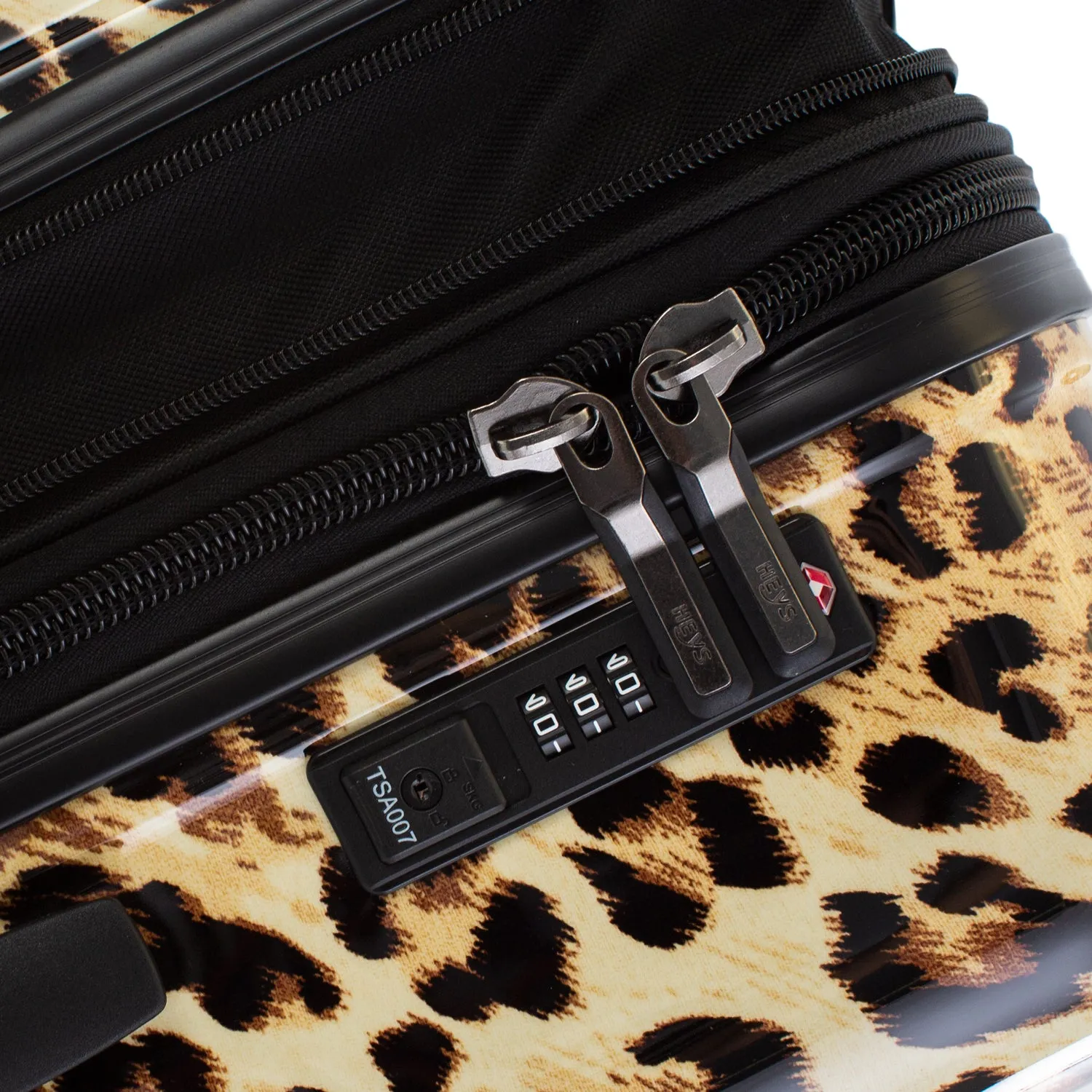 CYBER MONDAY DOOR CRASHER 2024 - Brown Leopard Fashion Spinner™ 2 Piece Luggage Set (21"/30")