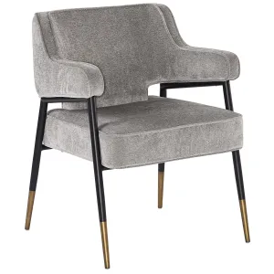 Derome Dining Arm Chair, Polo Club Stone