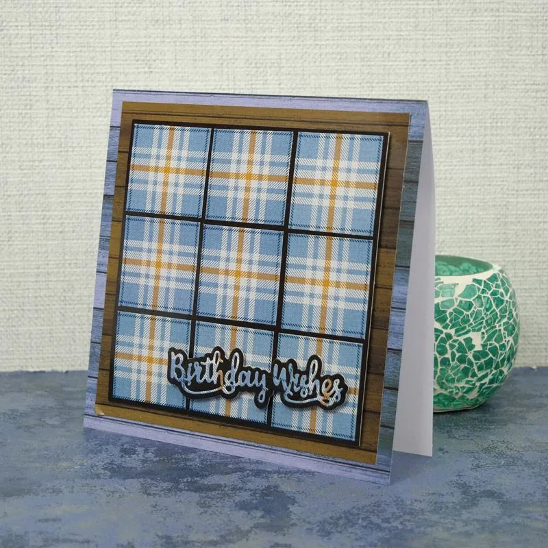 Duo Design Paper Pads - Traditional Tartans & Rustic Wood