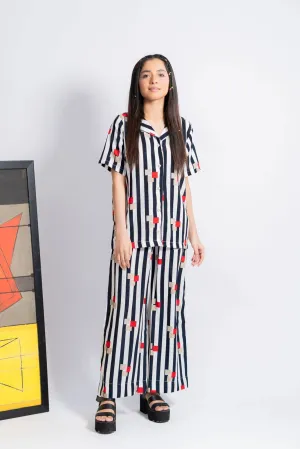 East West Women's Striped Design Co-Ord Set