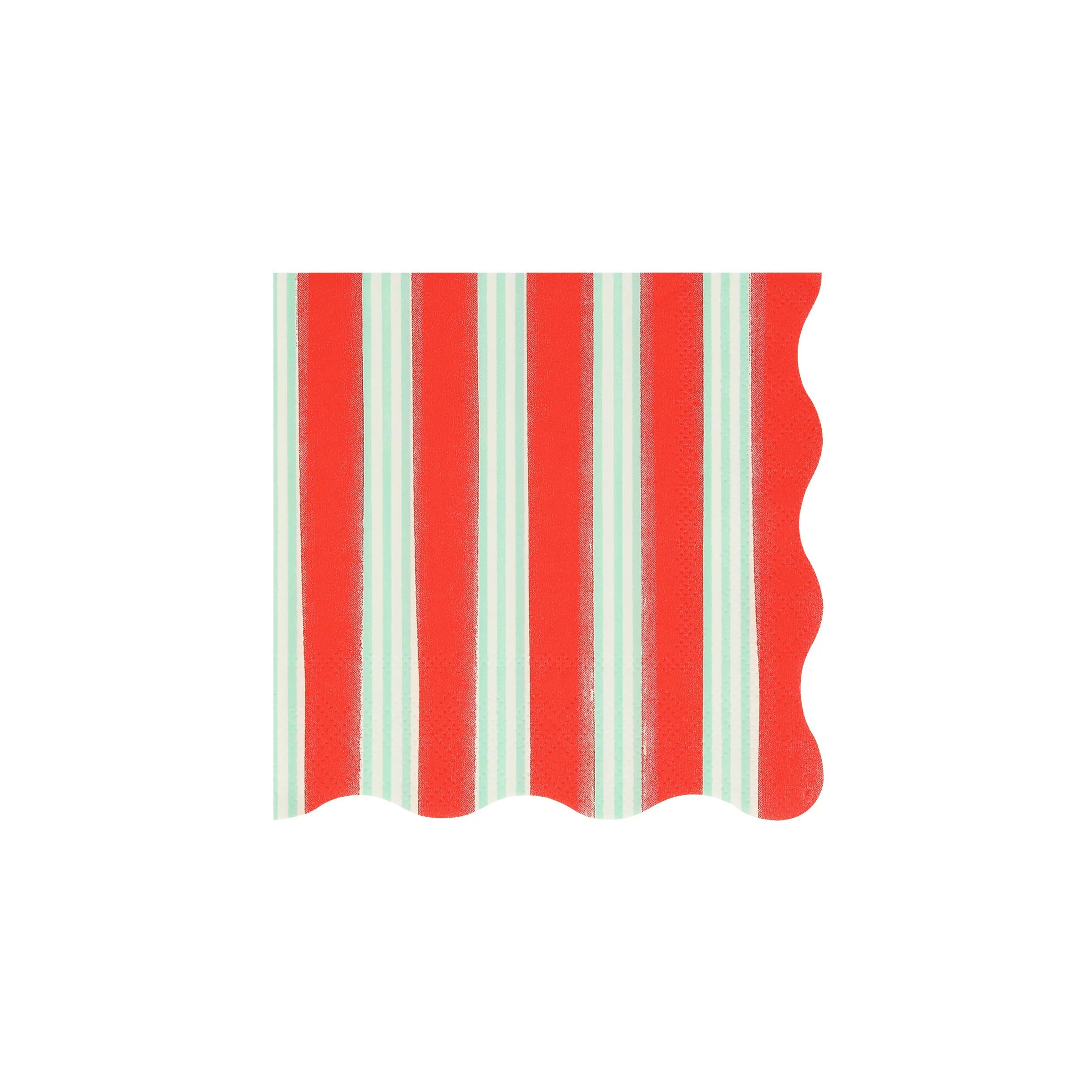 Festive Stripe Small Napkins (x 16)