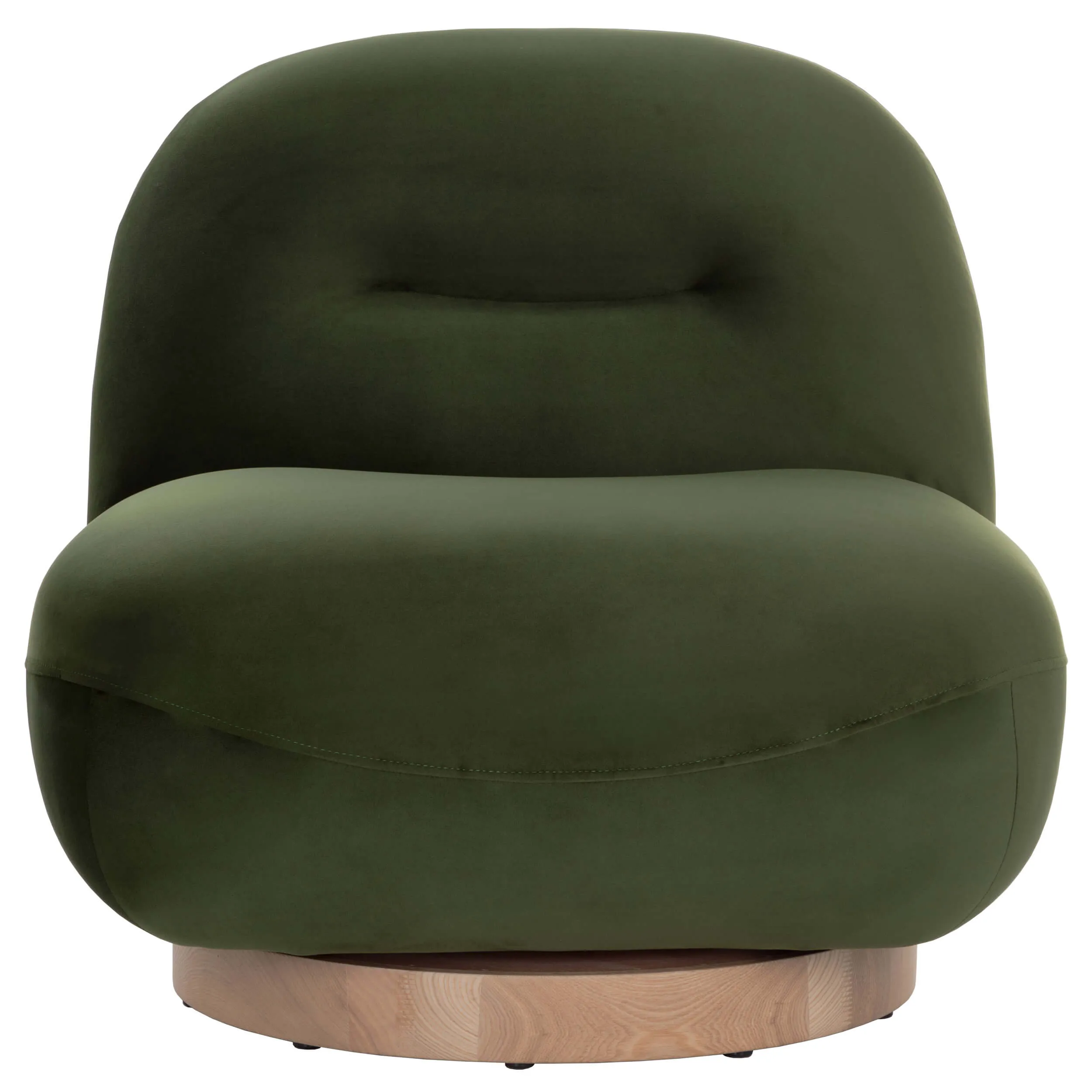 Franze Swivel Chair, Moss Green