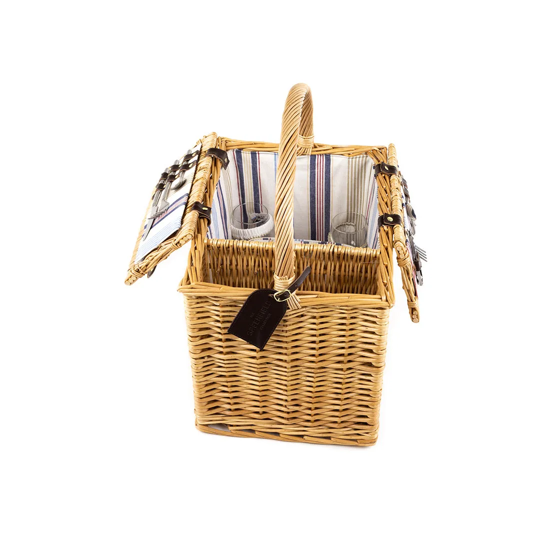 Greenfield Collection Arundel Willow Picnic Hamper for Two People