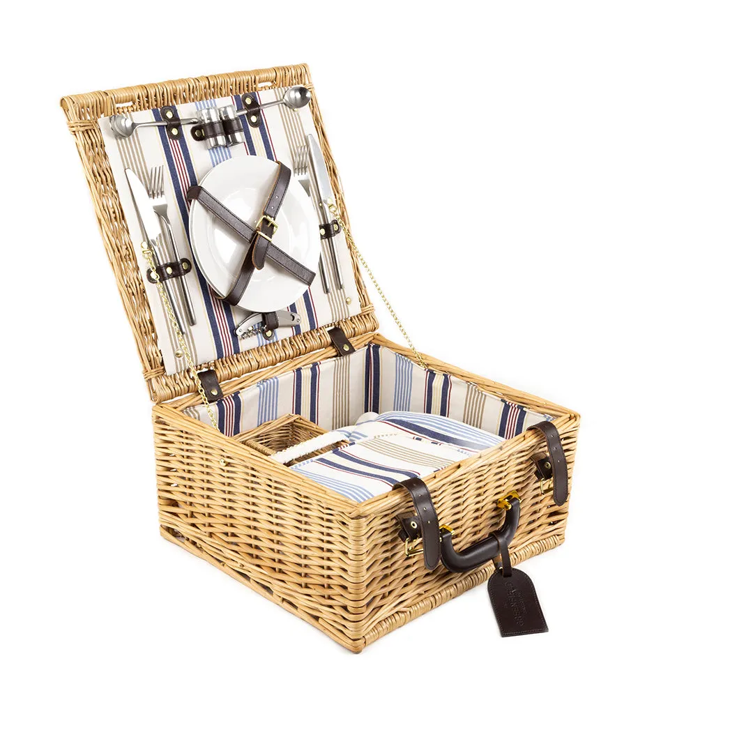 Greenfield Collection Chilworth Willow Picnic Hamper for Two People