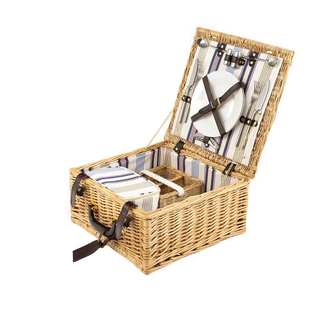 Greenfield Collection Chilworth Willow Picnic Hamper for Two People