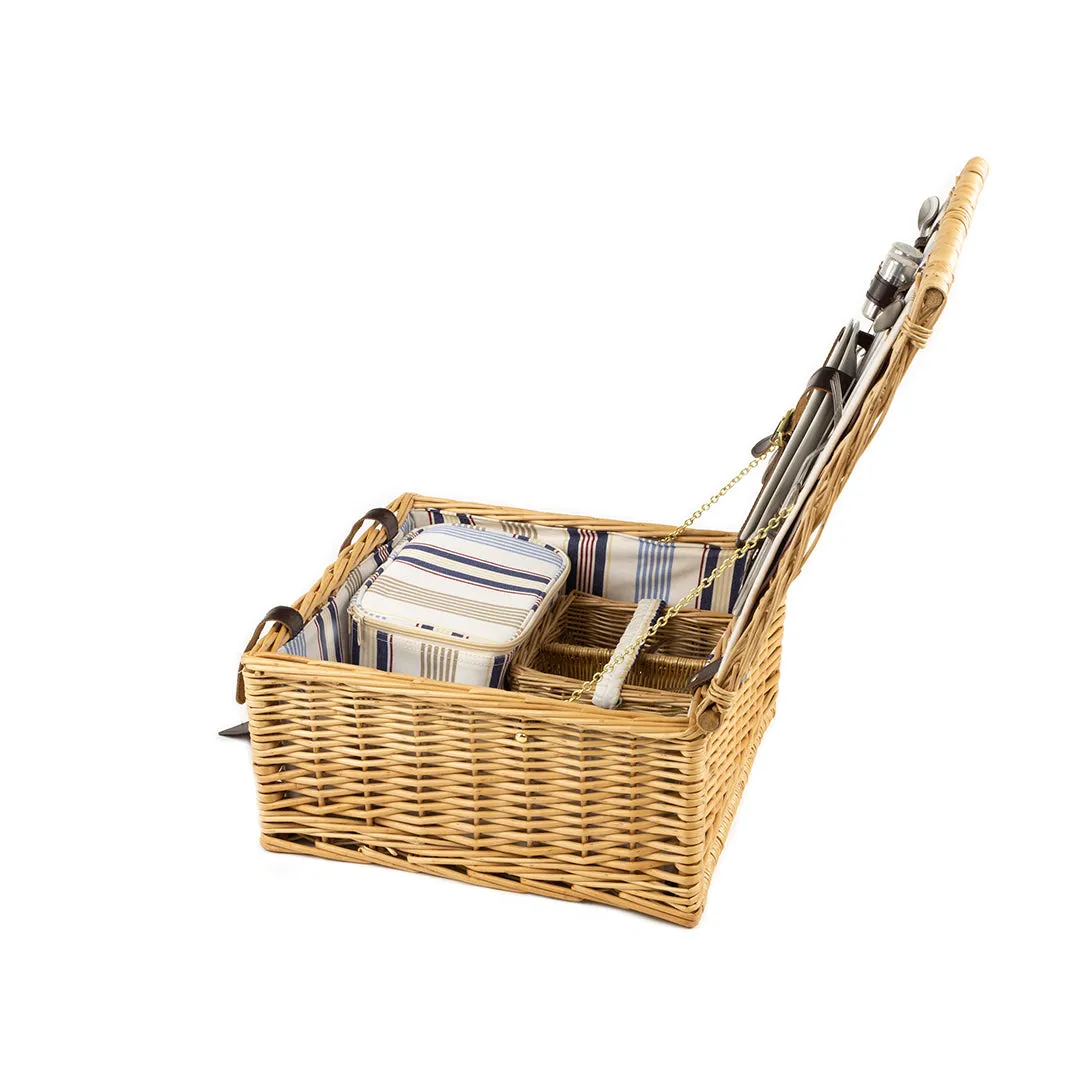 Greenfield Collection Chilworth Willow Picnic Hamper for Two People