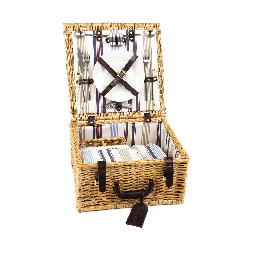 Greenfield Collection Chilworth Willow Picnic Hamper for Two People