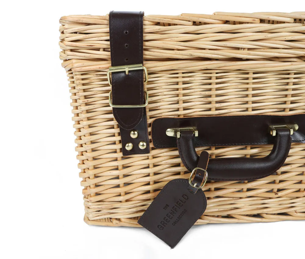 Greenfield Collection Clarendon Willow Picnic Hamper for Two People