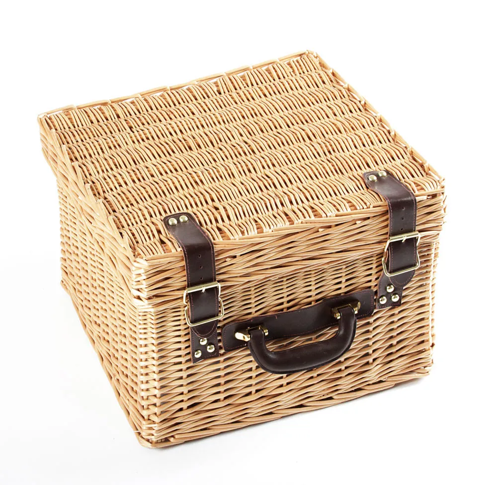 Greenfield Collection Clarendon Willow Picnic Hamper for Two People