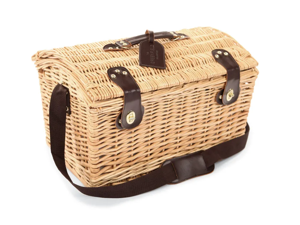 Greenfield Collection Oxford Willow Picnic Hamper for Four People