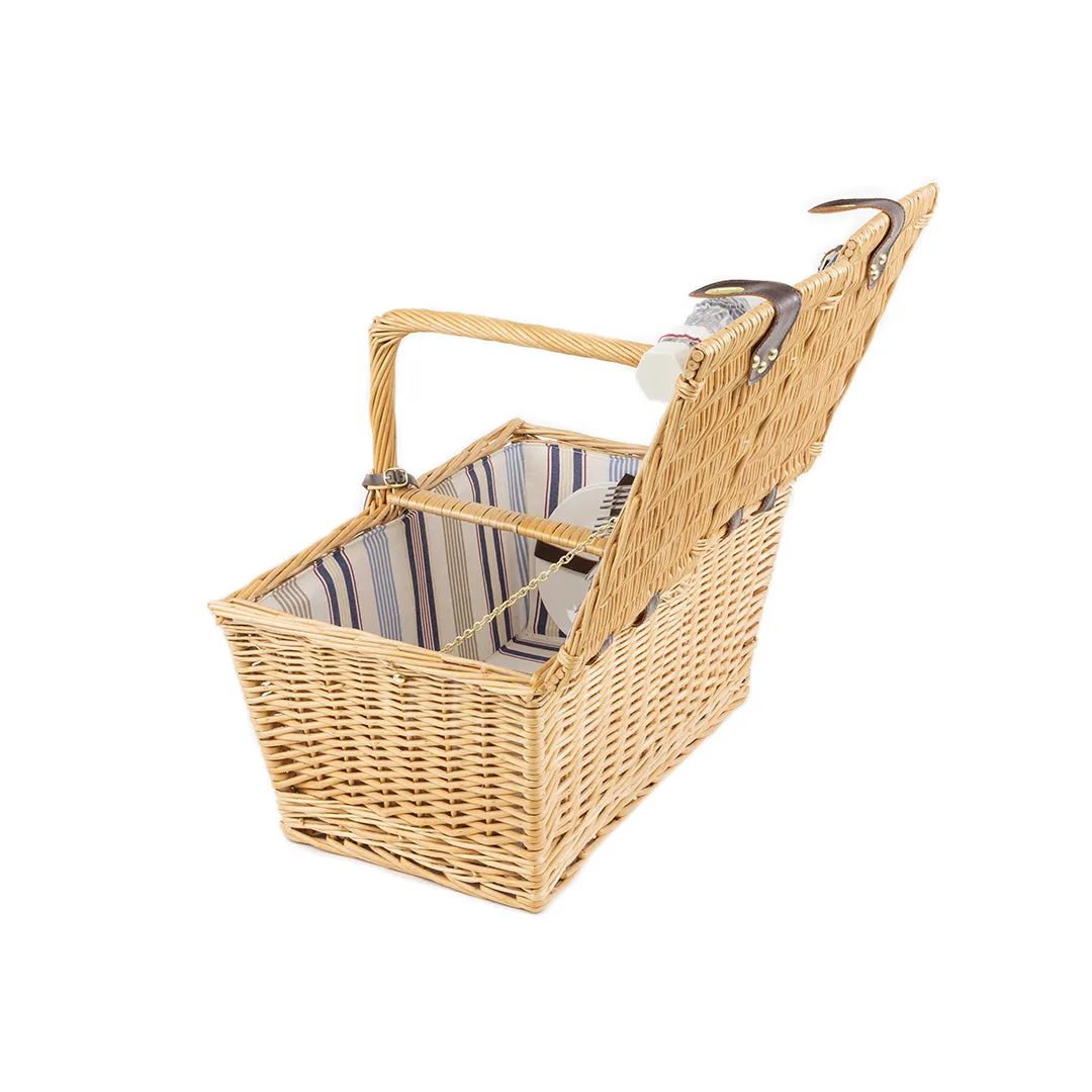 Greenfield Collection Park Lane Willow Picnic Hamper for Four People