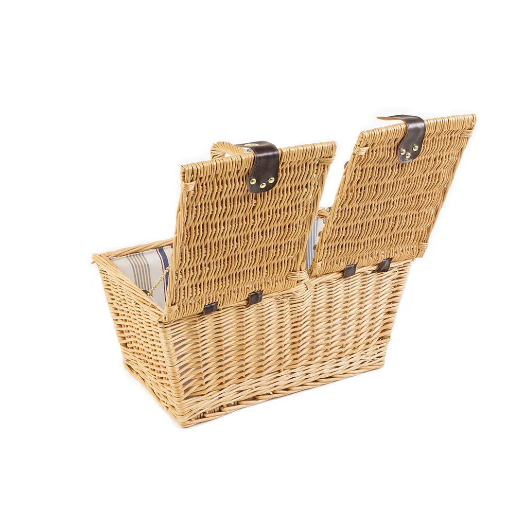 Greenfield Collection Park Lane Willow Picnic Hamper for Four People