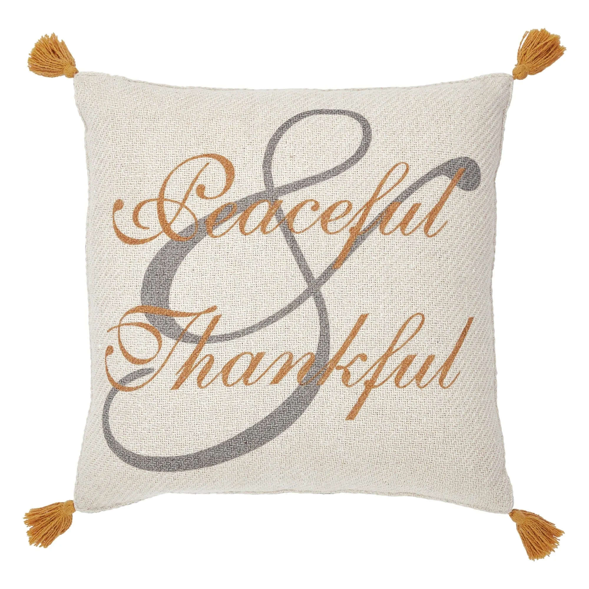 Harvest Blessings Peaceful  Pillow 14x14"