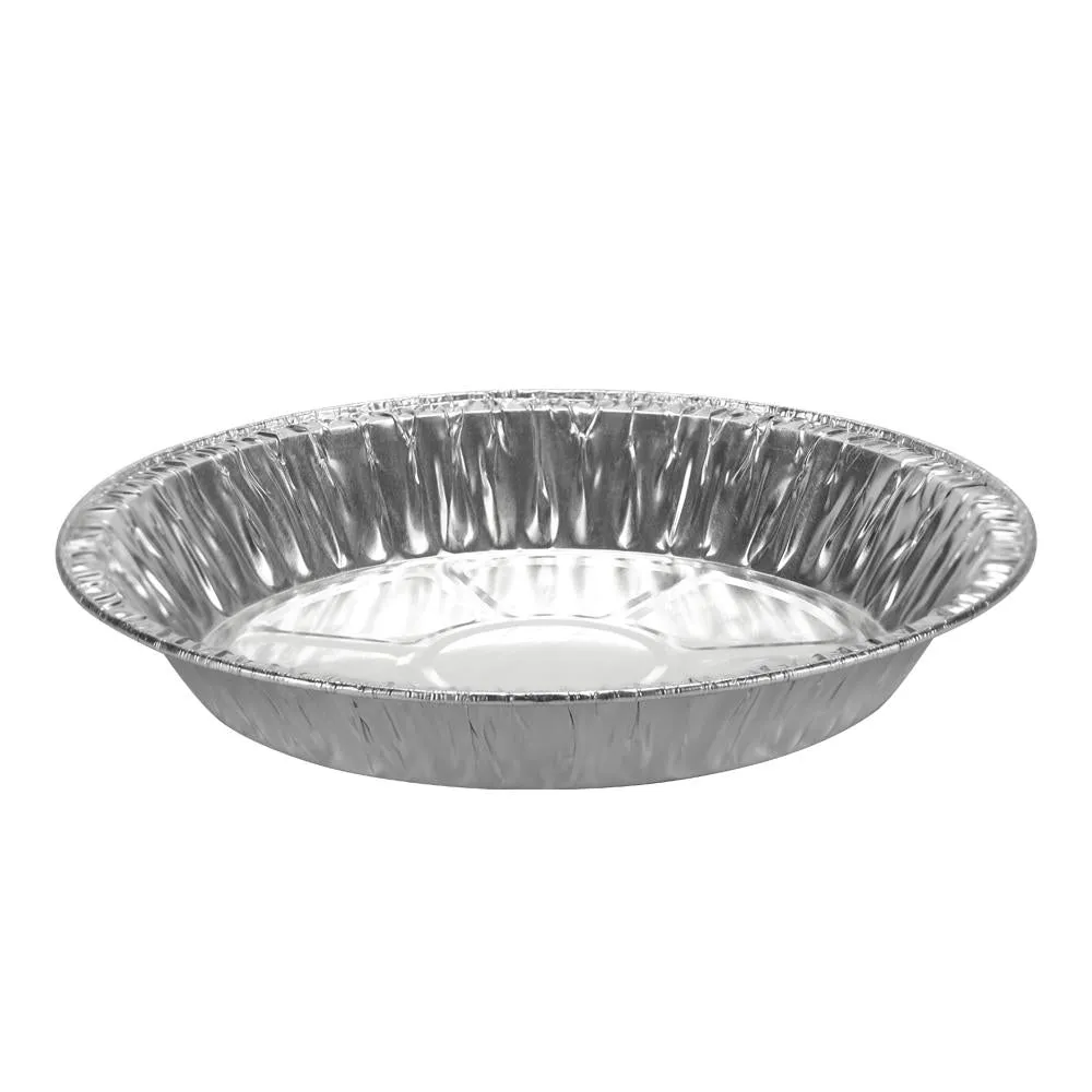 Heavy Duty Aluminum Foil Pie Pan 9.125" L X 9.125" W X 1.25" D [144 Count]