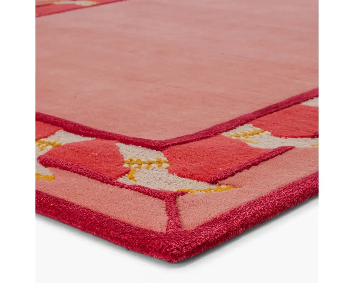 Hot Pink Happy Feet Rug