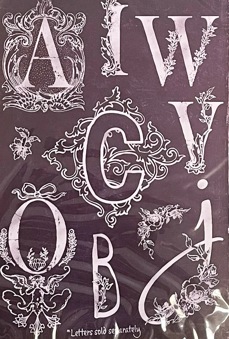 IOD Alphabellies Decor Stamp - Iron Orchid Designs