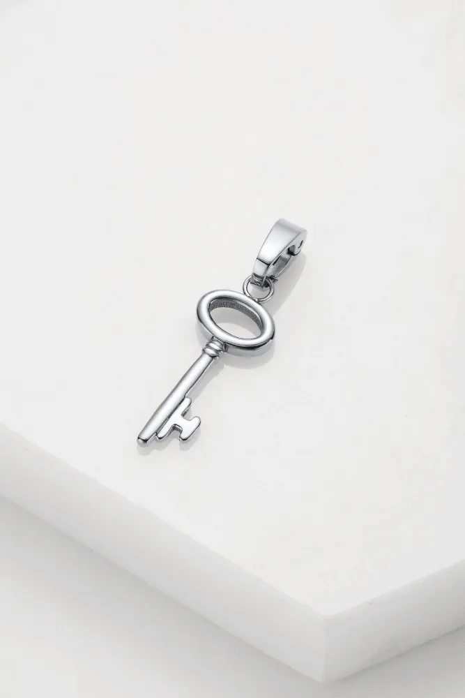 Key Charm - Silver