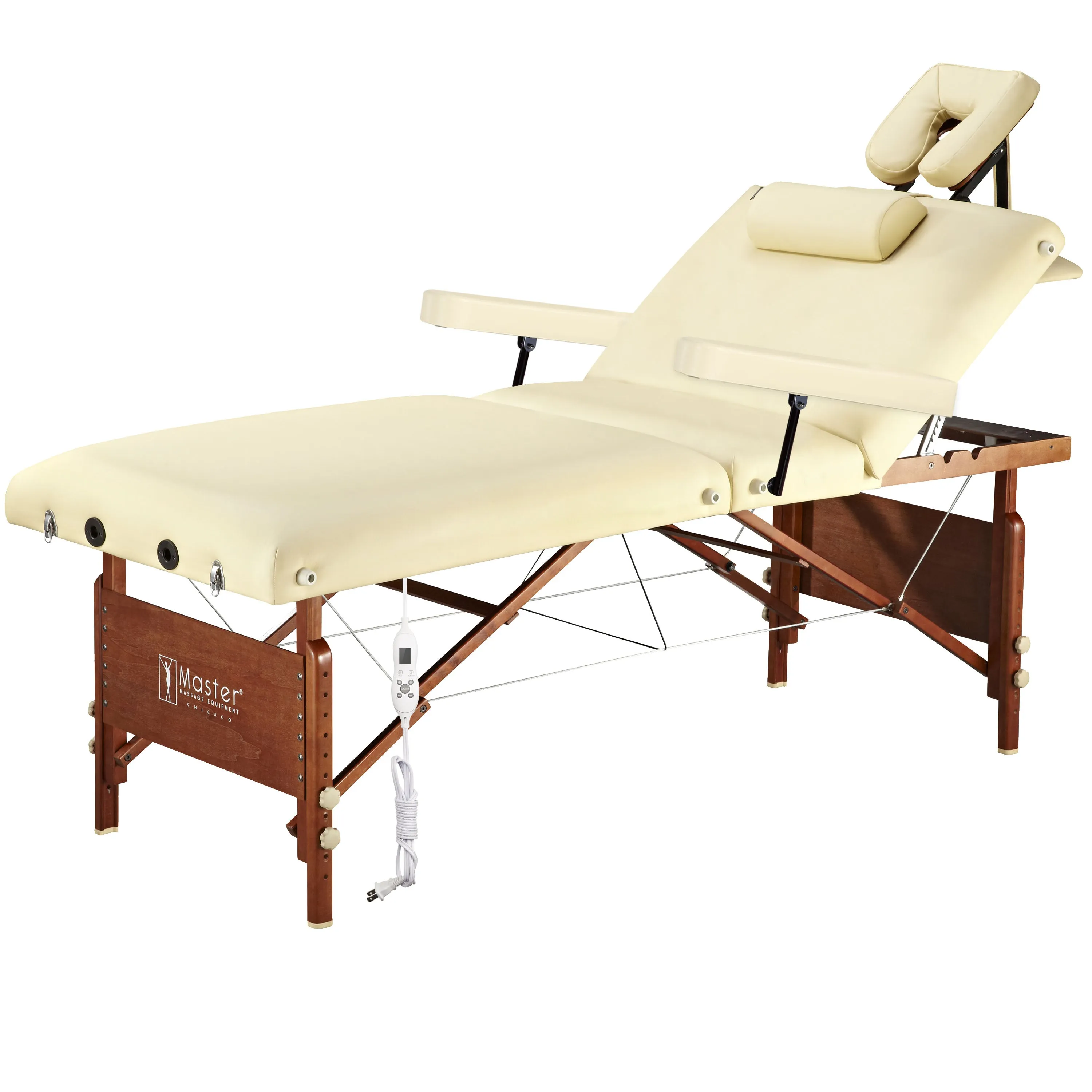 Master Massage 30" DEL RAY™ Portable Massage Table Package with 3" Thick Cushion of Foam for Ultimate Comfort! (Black Color)