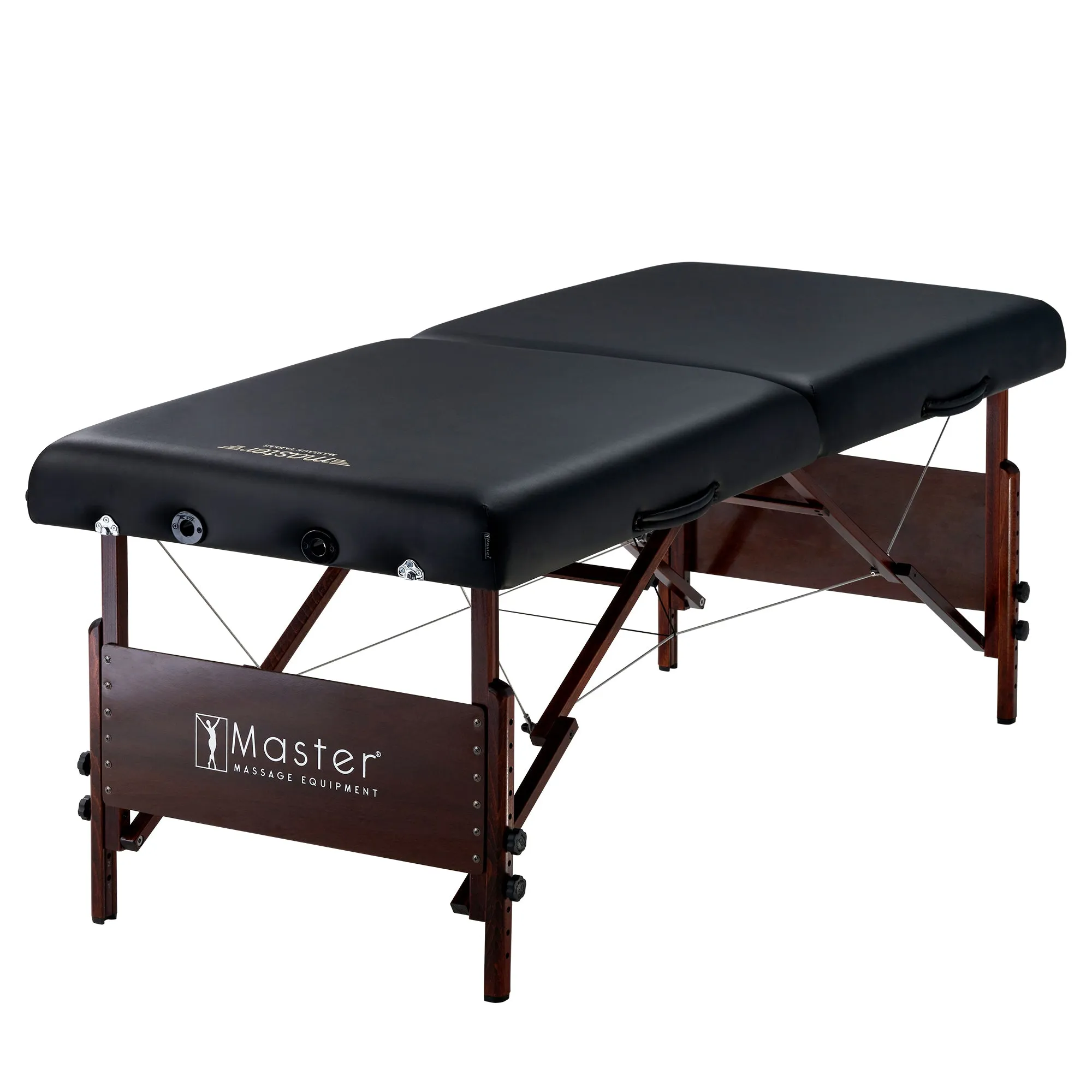 Master Massage 30" DEL RAY™ Portable Massage Table Package with 3" Thick Cushion of Foam for Ultimate Comfort! (Black Color)