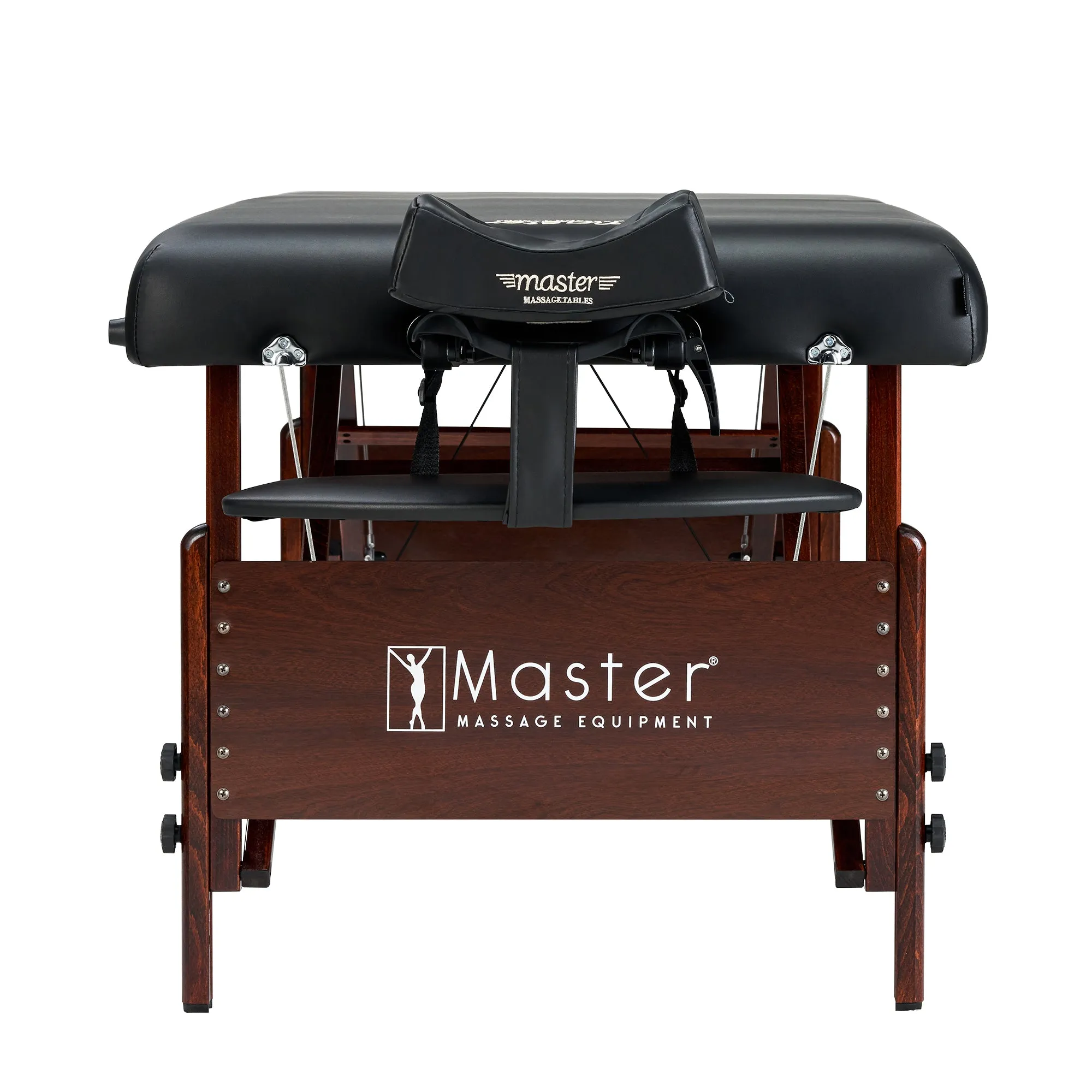 Master Massage 30" DEL RAY™ Portable Massage Table Package with 3" Thick Cushion of Foam for Ultimate Comfort! (Black Color)