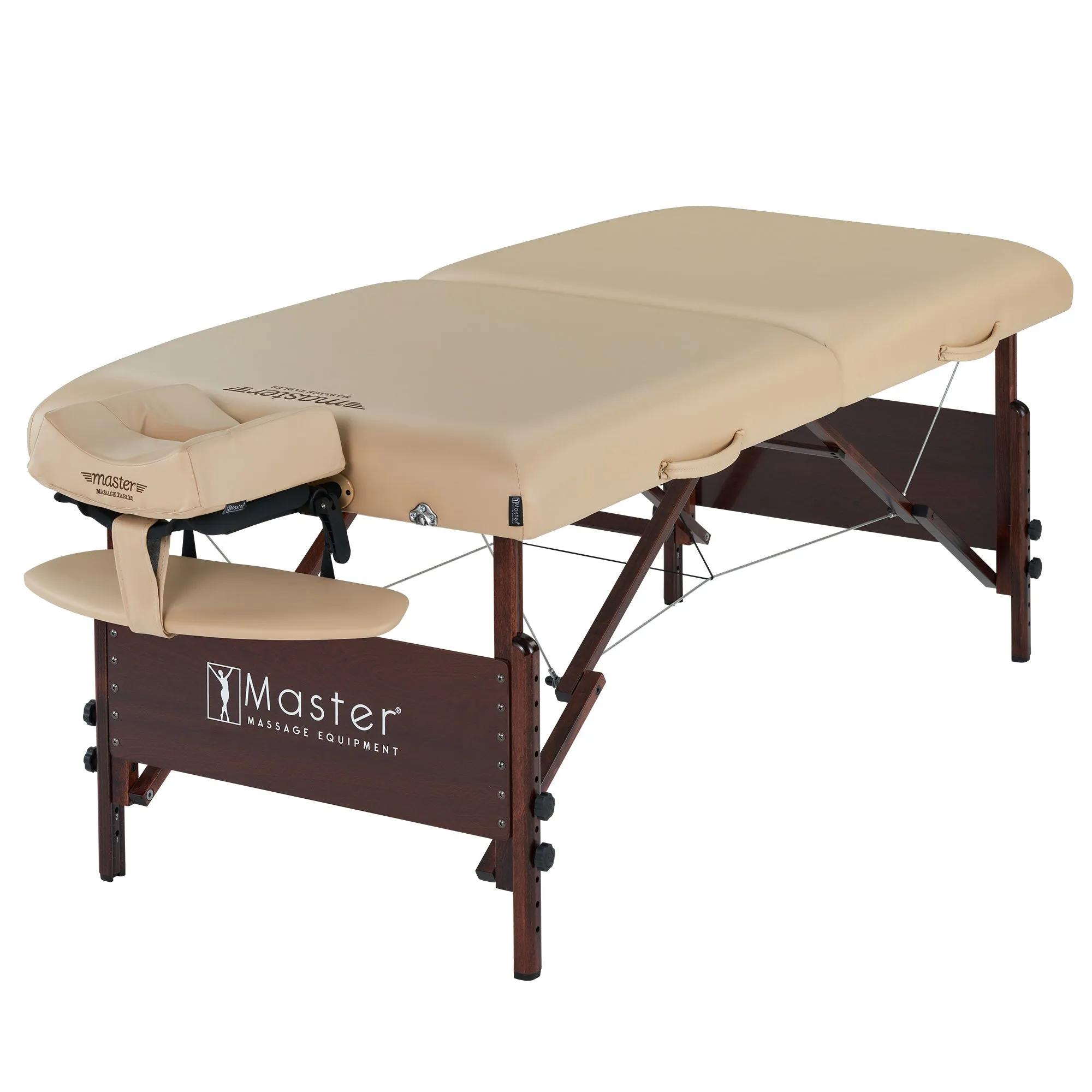 Master Massage 30" DEL RAY™ Portable Massage Table Package with 3" Thick Cushion of Foam for Ultimate Comfort! (Sand Color)