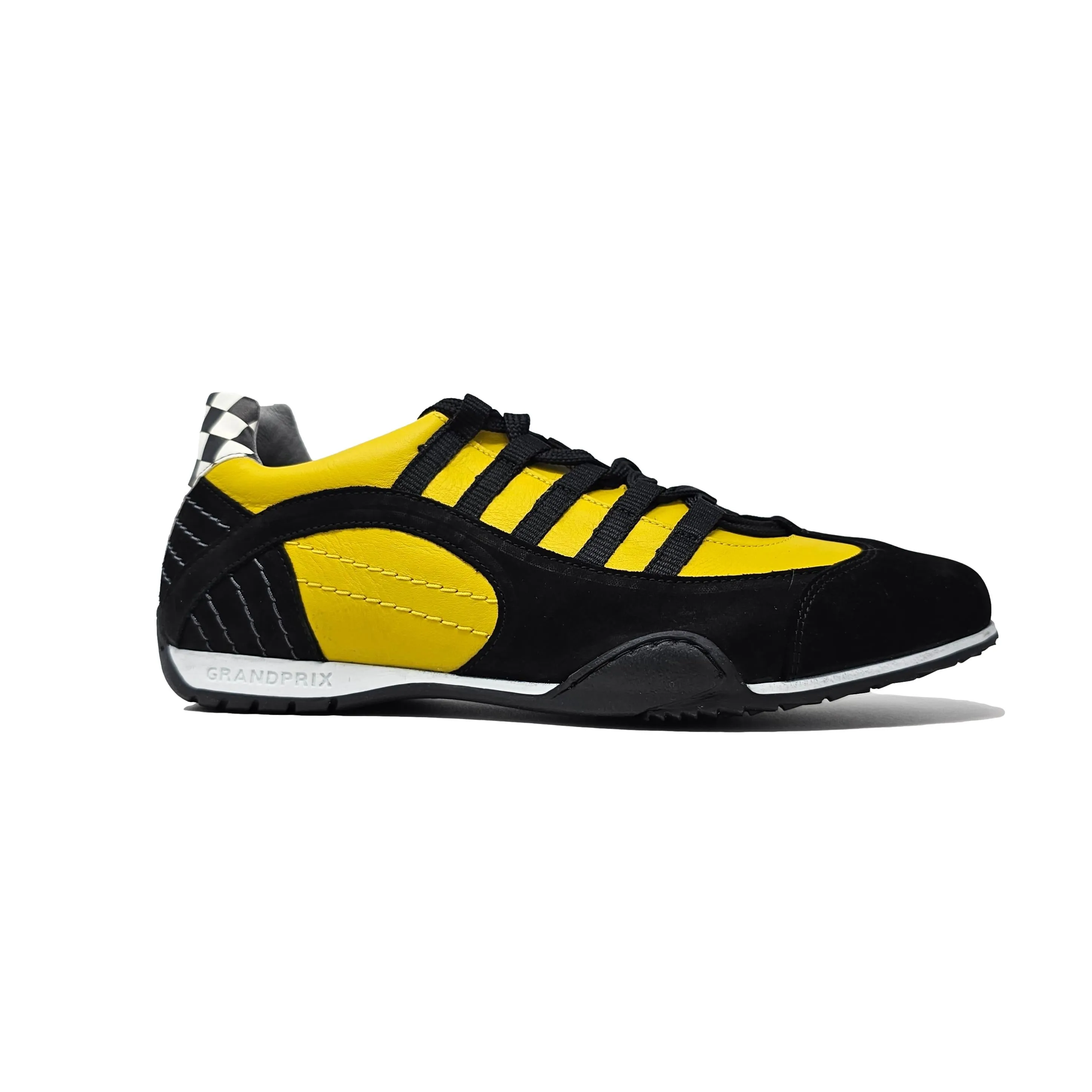 Men's Racing Sneaker in High-Octane Yellow (Bright Yellow and Black)