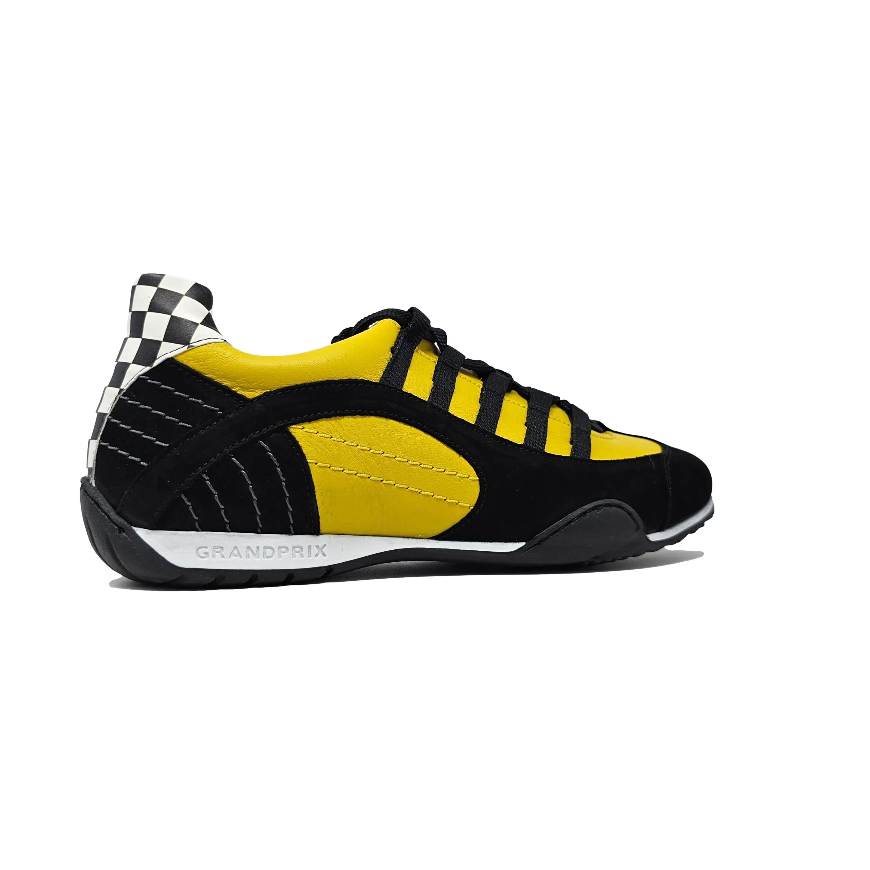 Men's Racing Sneaker in High-Octane Yellow (Bright Yellow and Black)