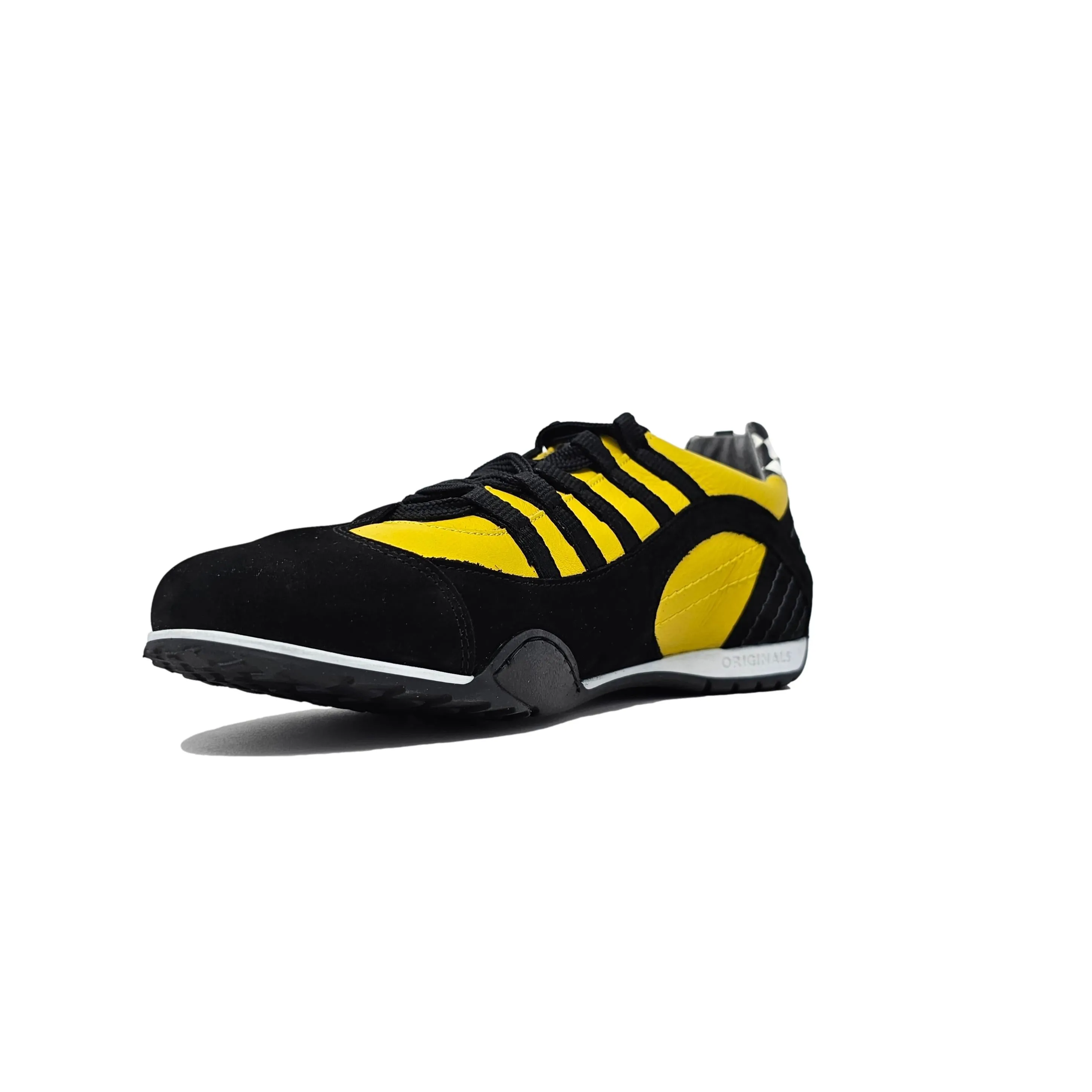 Men's Racing Sneaker in High-Octane Yellow (Bright Yellow and Black)