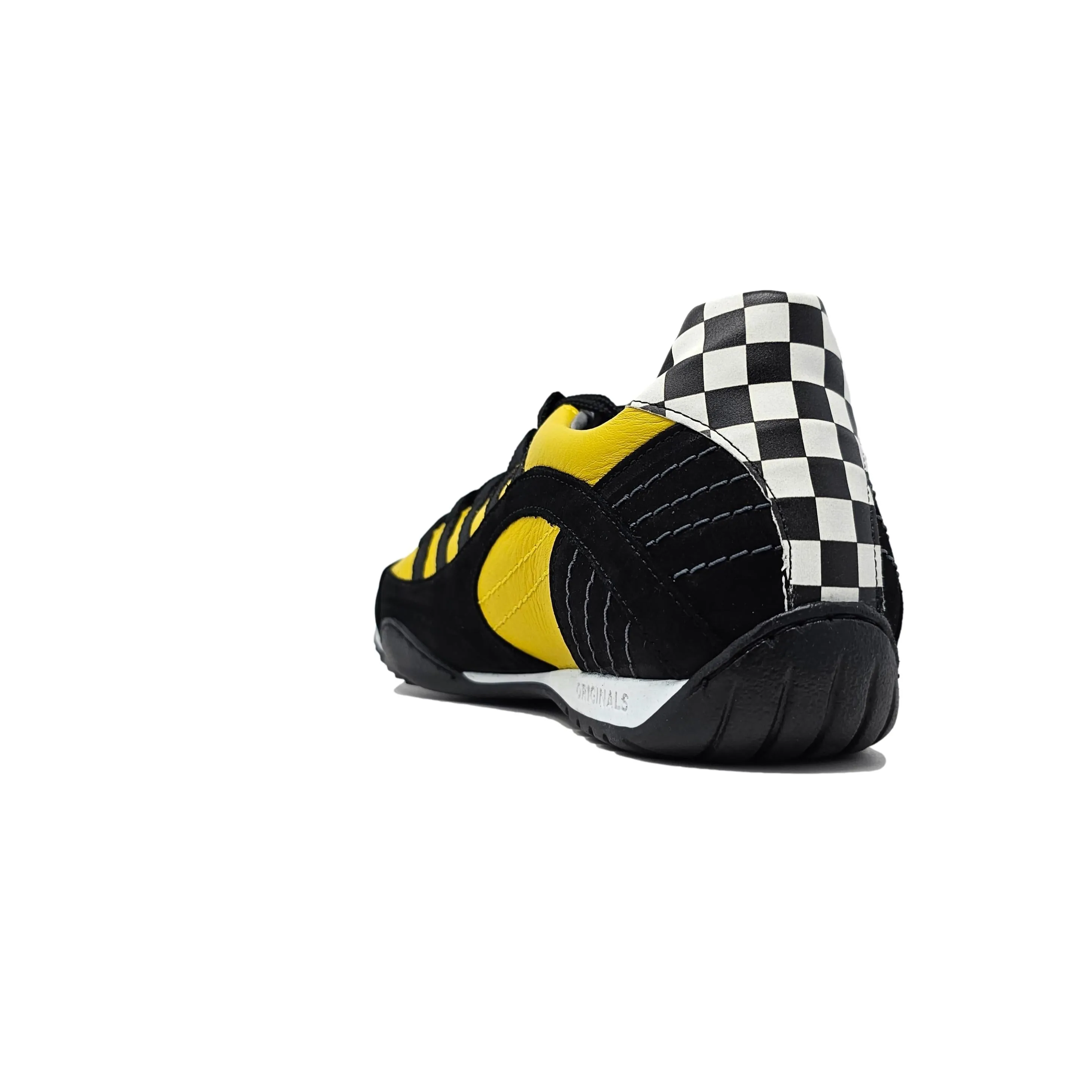 Men's Racing Sneaker in High-Octane Yellow (Bright Yellow and Black)