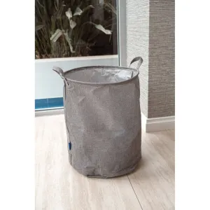 Messina 70L Linen Laundry Hamper Grey