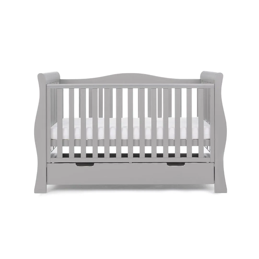 Obaby Stamford Luxe 4 Piece Room Set - Warm Grey