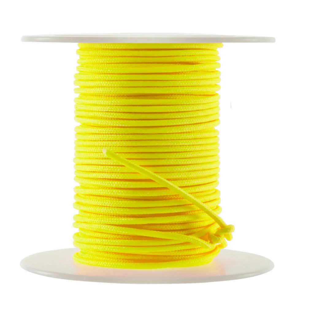 October Mountain Endure-xd Release Loop Rope Flo Yellow 100 Ft.