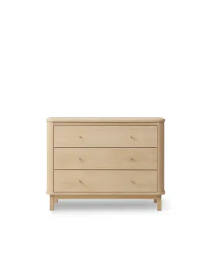 Oliver, Wood 3 Drawer Dresser, Oak