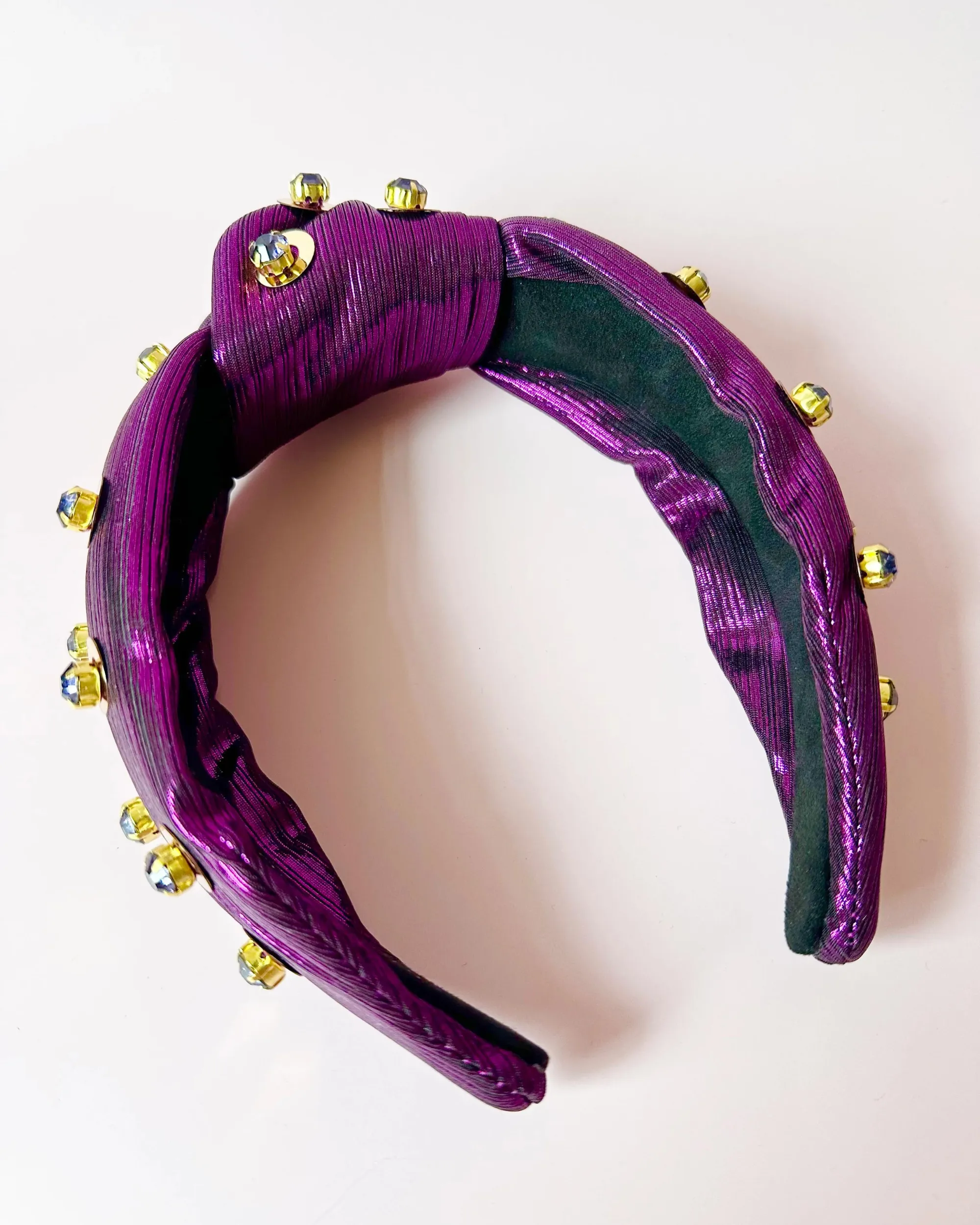 Purple and Gold Luxe Headband