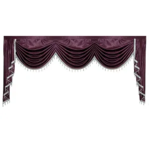 Rémy Luxury European Velvet Valance- Purple